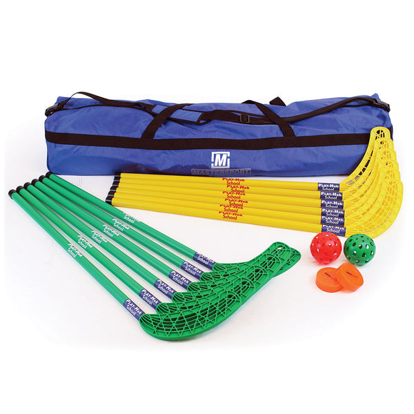 Play-Hok Set School,Green And Yellow Sticks