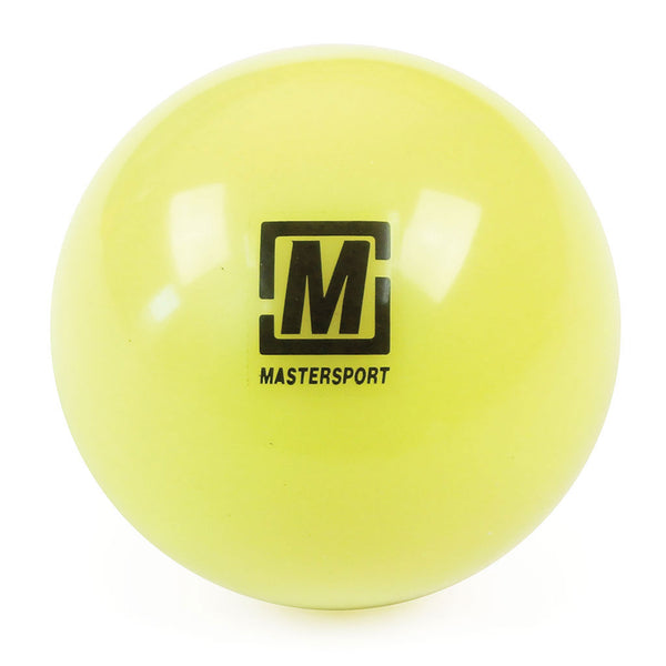 Mastersport Poly Vinyl Hockey Ball Yellow