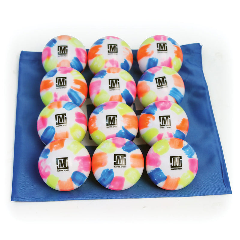 Mastersport Smooth Hockey Ball Bag of 12
