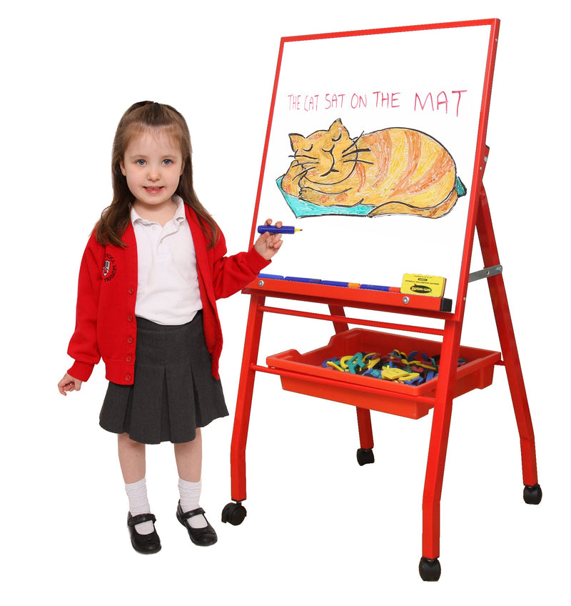 Little A-Frame Mobile Easel - Red