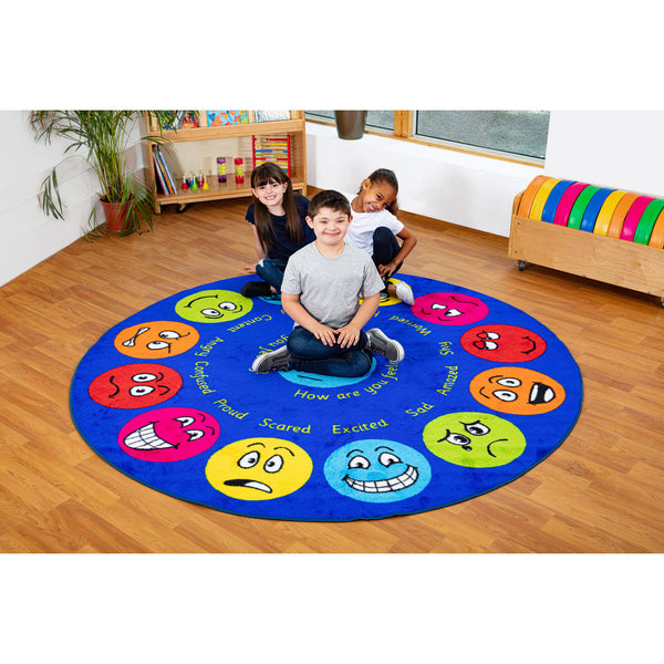 Emotions Interactive Circular Carpet