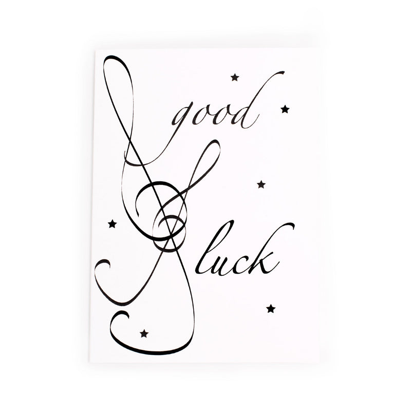 Greetings Card - Good Luck