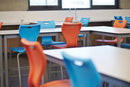 CLASSROOM CHAIRS, EN CLASSIC CHAIR, Sizemark 1 - 260mm Seat height, Royal Blue
