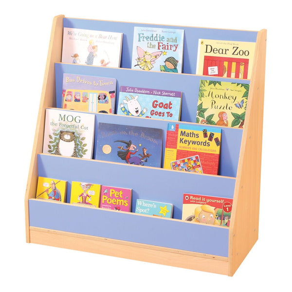 PASTEL STORAGE RANGE, 4 TIER BOOK DISPLAY UNIT, Green, Each
