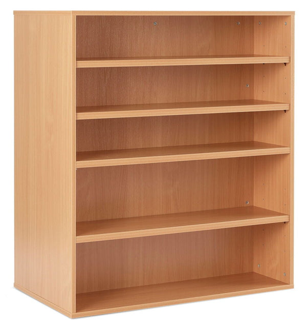 LIBRARY SHELVING, DOUBLE SIDED STATIC SHELVING, 1200mm height