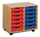 SMARTBUY, MOBILE TRAY UNITS, Shallow Trays, 453 X 617mm height, 700mm wide, 12 Trays