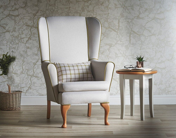 HIGH BACK ARMCHAIR, Cadet Voyage Vinyl (Plain), Cadet Voyage Vinyl (Plain), Hyacinth