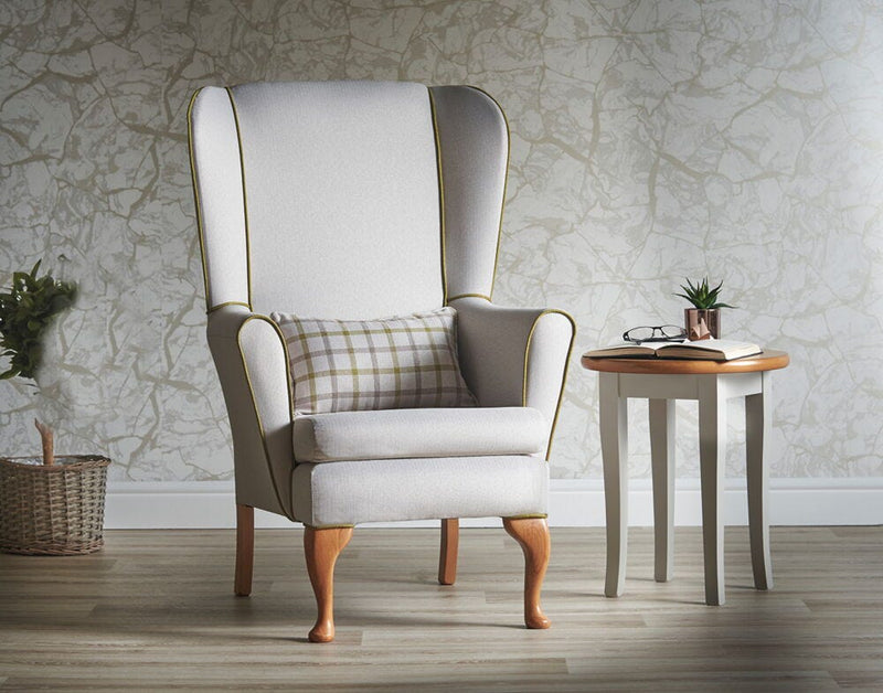 HIGH BACK ARMCHAIR, Cadet Voyage Vinyl (Plain), Cadet Voyage Vinyl (Plain), Hyacinth