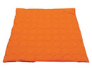 QUILTED OUTDOOR SEATING, Square Mats, Large, Orange, Each