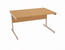RECTANGULAR DESK, Slimline - 600mm depth, 1000mm width, Oak