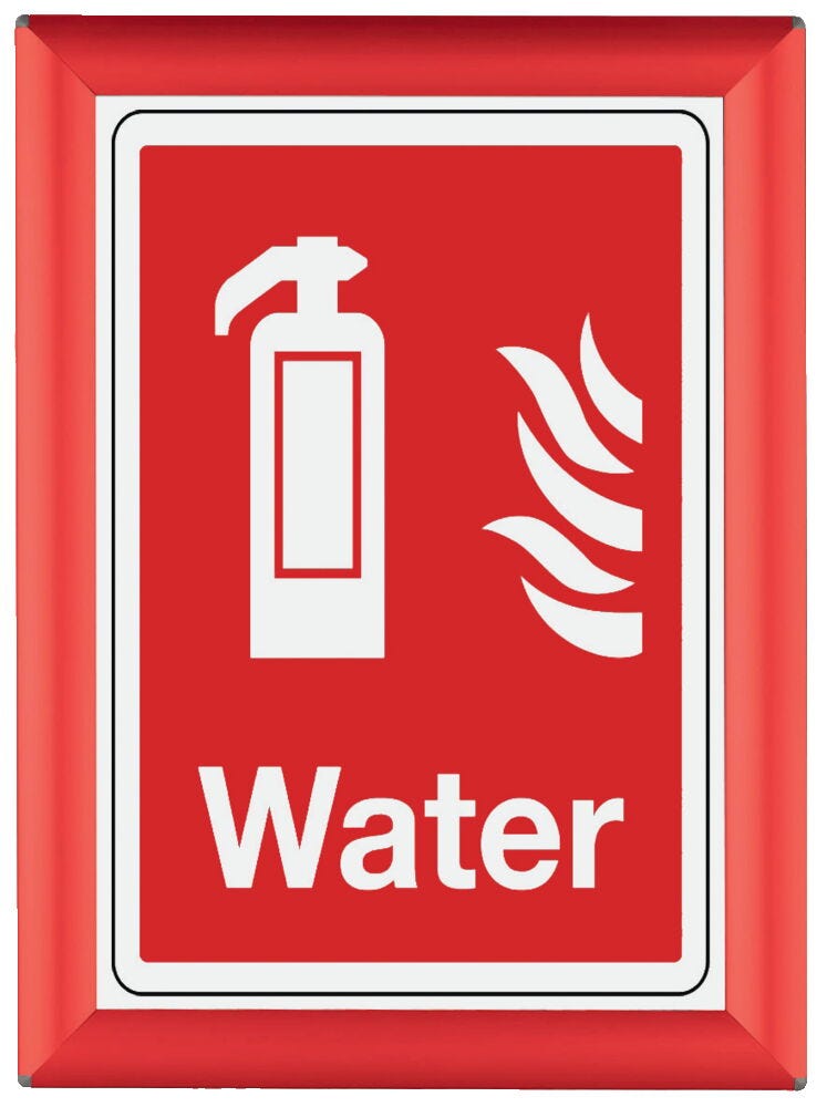 BUSYGRIP POSTER FRAMES, 210 x 297mm (A4), Red