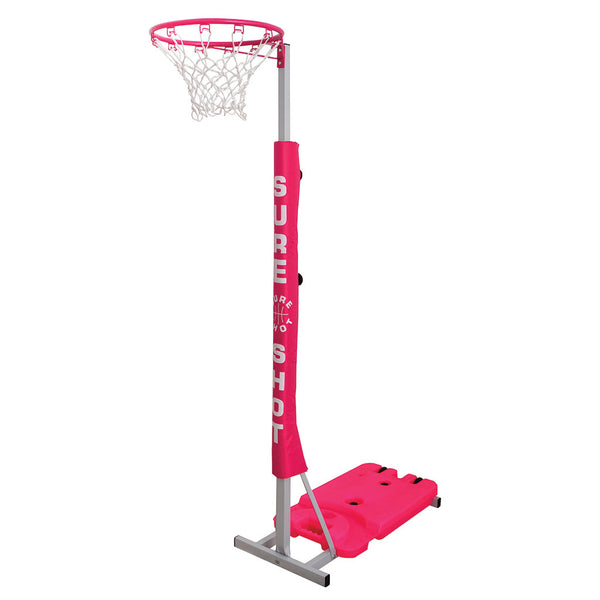 Sure Shot 508 Easiplay Junior Netball Post Pink
