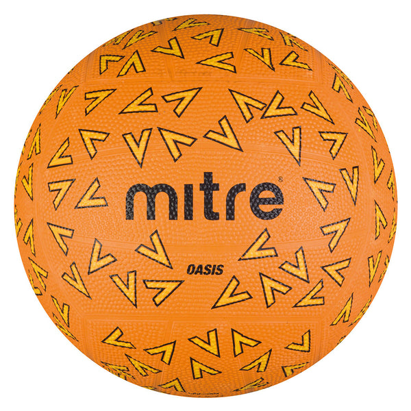 Mitre Oasis Netball Size 4, Orange/Red