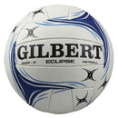 Gilbert Eclipse Netball Size 4, White/Blue