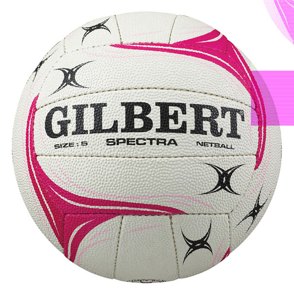 Gilbert Spectra Netball Size 4, White/Blue