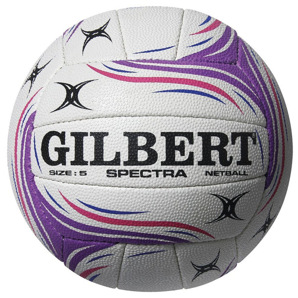 Gilbert Spectra Netball Size 5, White/Blue