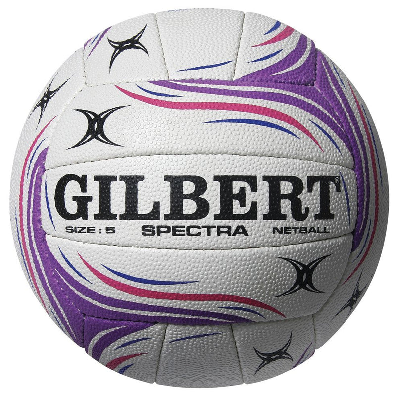 Gilbert Spectra Netball Size 5, White/Blue