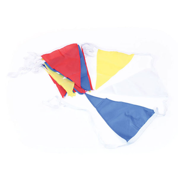 Coloured Nylon Bunting Flag Coloured, 6 x 10M Roll
