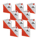 British Orienteering Flag 6cm, Set of 10