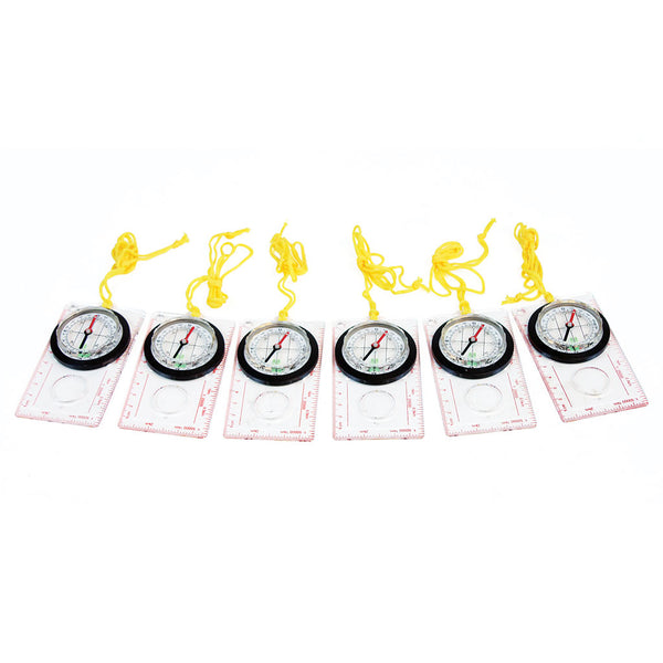 British Orienteering Educational Compass Set of 6