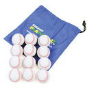 Rubber Sponge Rounders Ball 63mm, White, Bag of 12