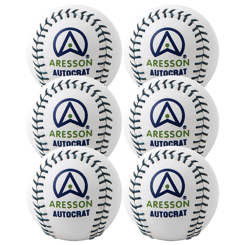 Aresson Autocrat Rounders Ball White, Set of 6
