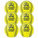 Aresson Autocrat Rounders Ball Yellow, Set of 6