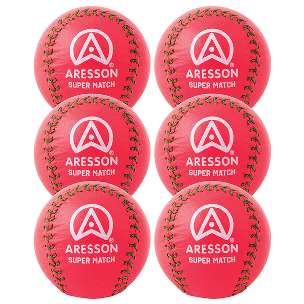 Aresson Super Match Rounders Ball Pink, Set of 6