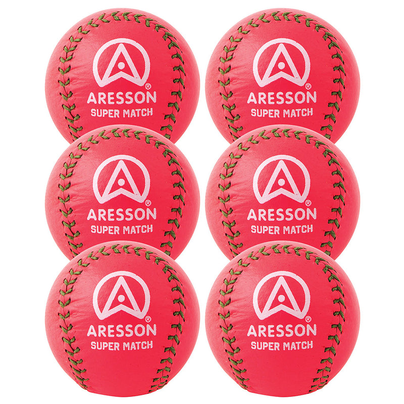Aresson Super Match Rounders Ball Pink, Set of 6