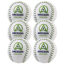 Aresson Super Match Rounders Ball White, Set of 6