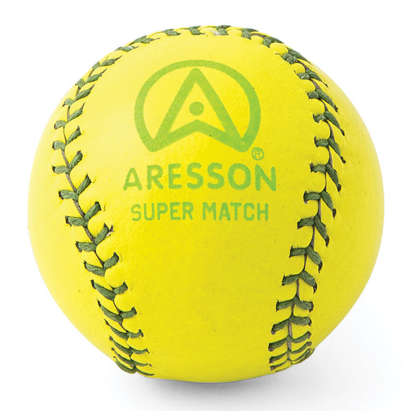 Aresson Super Match Rounders Ball Yellow