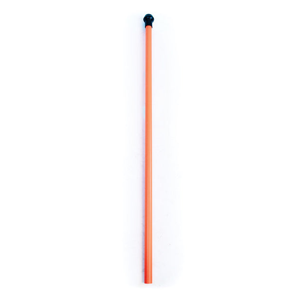 Aresson Plastic Rounders Post With Safety Pommel 0.9M, Orange
