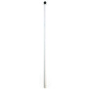 Aresson Plastic Rounders Post With Safety Pommel 1.2M, White