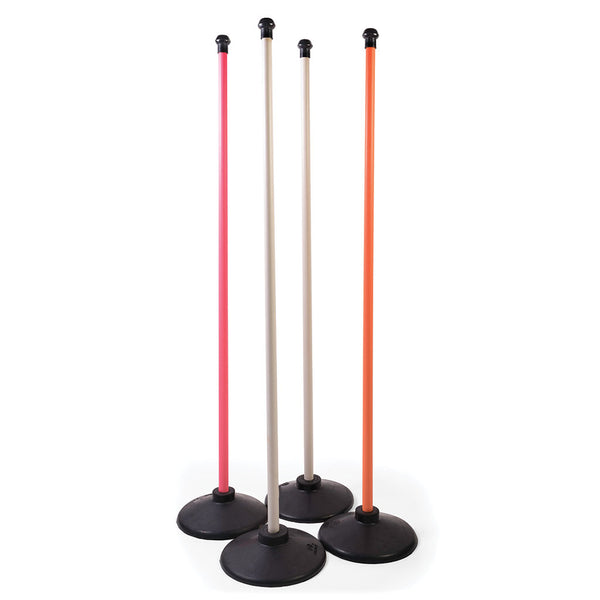 Aresson Plastic Rounders Posts And Bases 1.20M, Mixed, Set of 4
