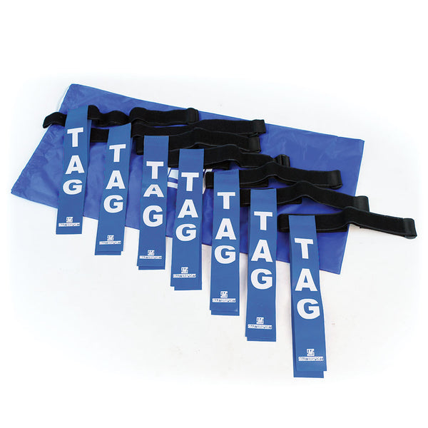 Tag Rugby Belt Blue, Set of 7