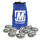 Gilbert G-Tr4000 Trainer Rugby Ball Size 4, Bag of 10