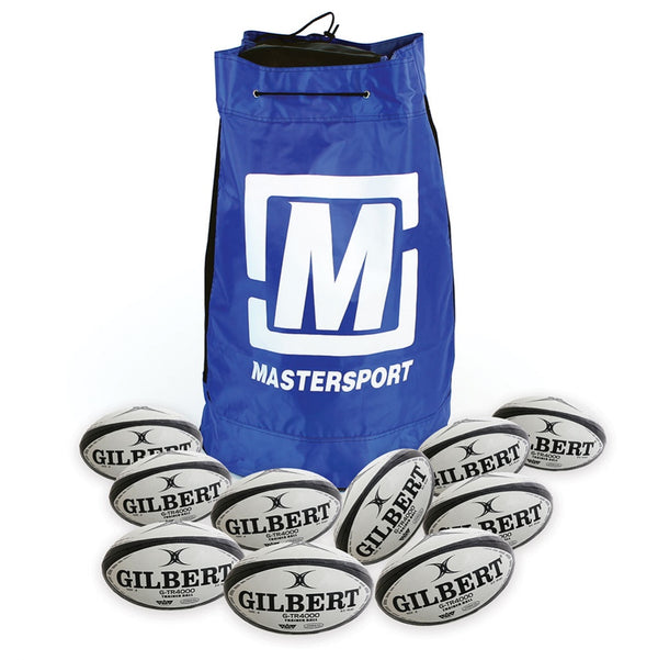 Gilbert G-Tr4000 Trainer Rugby Ball Size 5, Bag of 10