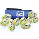 Mitre Grid Rugby Ball Size 5, Bag of 10