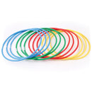 Deluxe Hoop 450mm,Mixed Colours, Set of 12