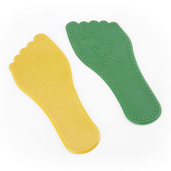 Activate Dimpled Foot Yellow And Green Pair