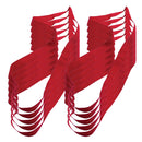 Team Band Polyester, Red, Set of 10