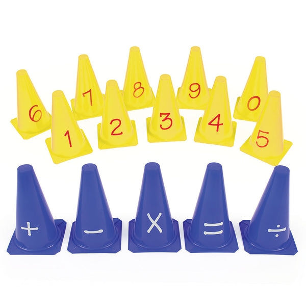Number And Symbol Cones Set 
