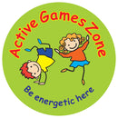 Playtime Zone Signs Active Games Zone