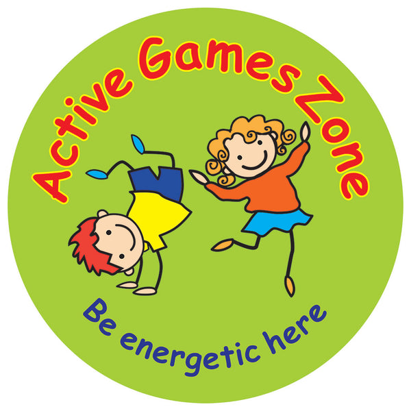 Playtime Zone Signs Active Games Zone