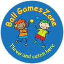 Playtime Zone Signs Ball Games Zone