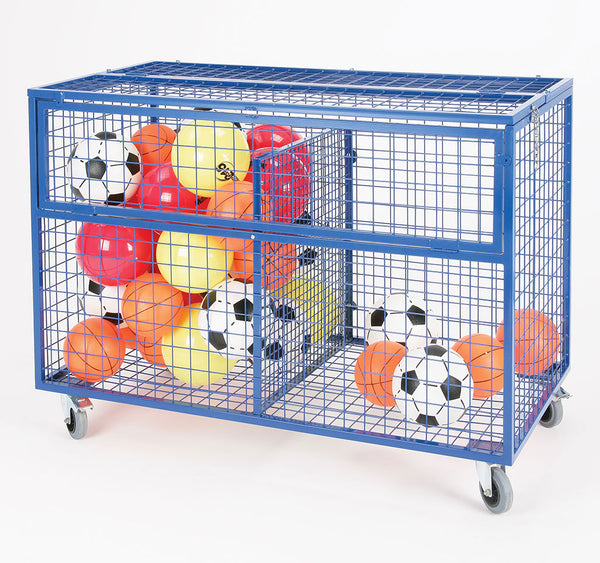 Mesh Storage Trolley  With Divider