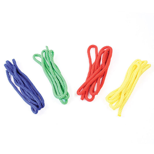 Coloured Gym Rope 3M, Mixed Colours, Set of 4