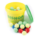 Coloured Tennis Style Ball Bucket of 48