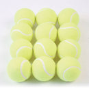 Coloured Tennis Style Ball Yellow, Set of 12