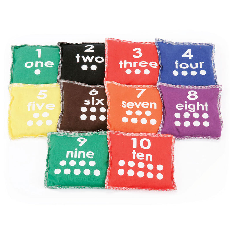 Number Bean Bag Bag of 10